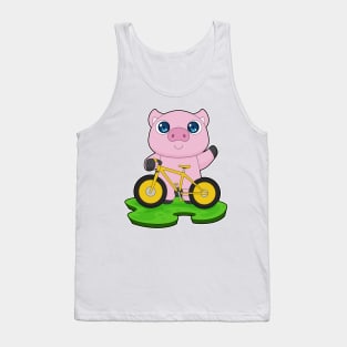 Pig Bicycle Tank Top